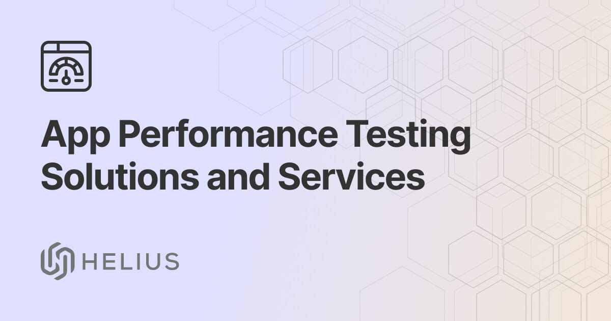 App Performance Testing Company